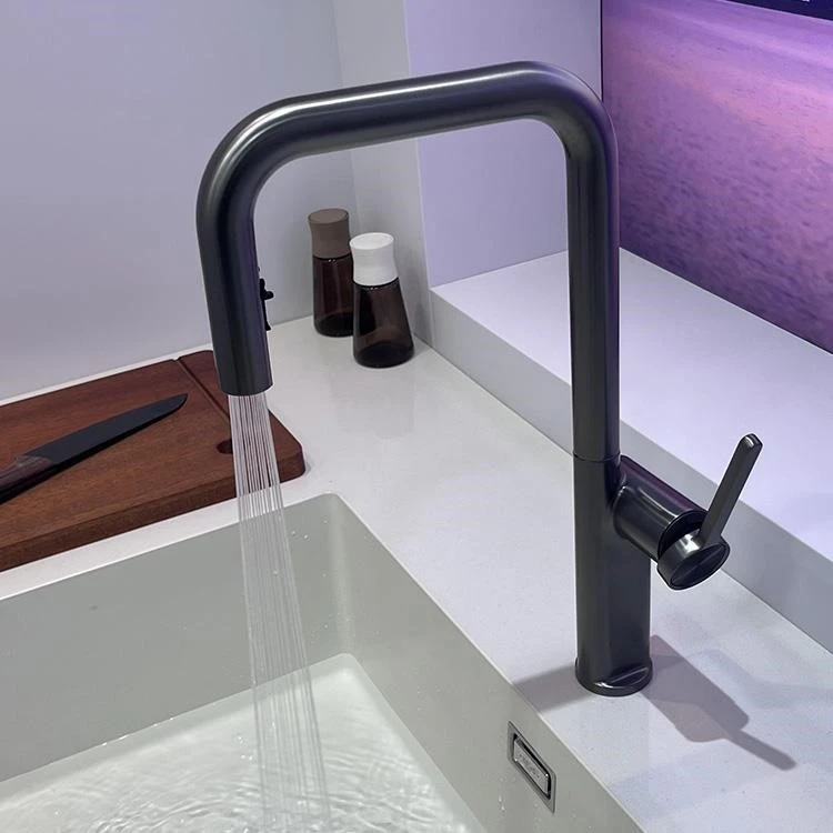 Gunmetal Pull Out Sink Faucet high quality